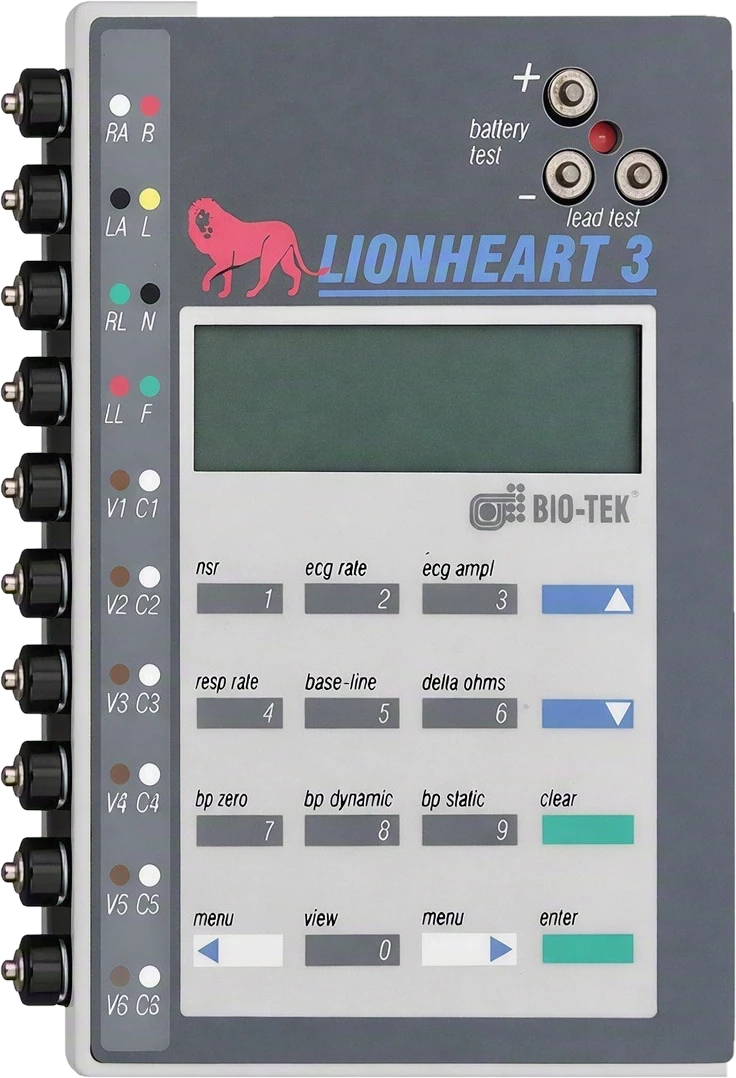Bio-Tek Lionheart 3, simulador multiparamétrico de paciente